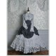 Alice Girl Duke of Victoria Corset Overskirt and Striped Skirt(1st Pre-Order/2 Colours/Full Payment Without Shipping)